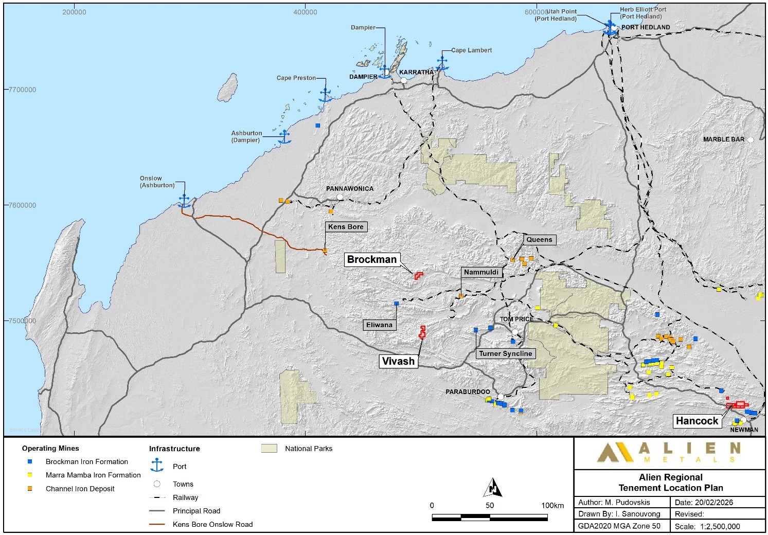 Pilbara Iron Ore Portfolio Update and Q2 2026 Work Program - Alien ...
